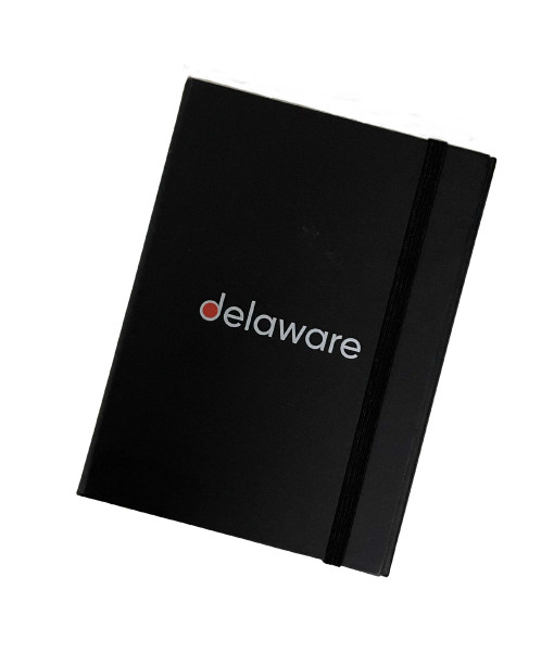 Bloco de anotação Preto - delaware