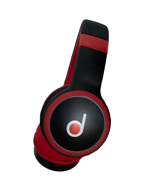 Fone de Ouvido Preto e Vermelho People - delaware