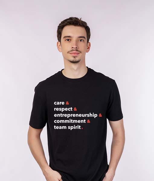 Camiseta Masculina Preta valores - delaware